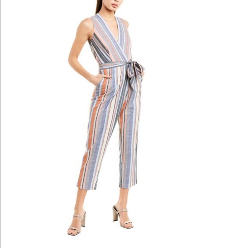 Indigo Rein Striped Jumpsuit